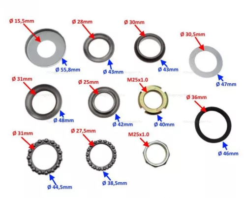 Kormány felújító készlet LONGJIA 50ccm