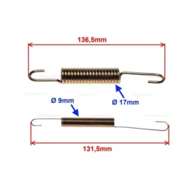 Rugó sztenderhez 136mm JUNAK 901