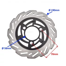 Féktárcsa első LONGJIA 50-125ccm