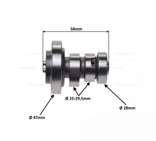 Vezérműtengely Yamaha X-Max 125ccm