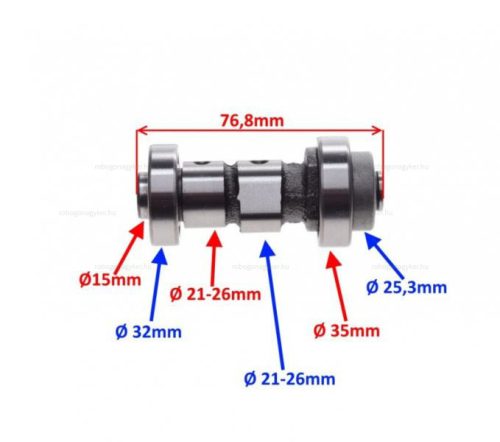 Vezérműtengely Yamaha YBR125 tip I.