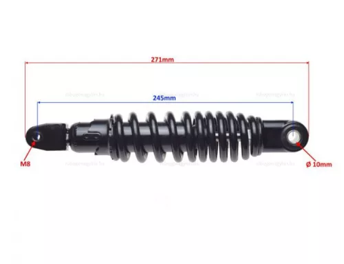 Teleszkóp hátsó Yamaha Booster 245mm