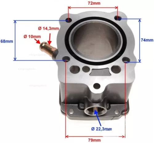 Hengerszett CG150 / Loncin 62.00mm