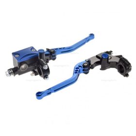   Fékmunkahenger jobb oldali + állítható fékkar / kuplung kar kék