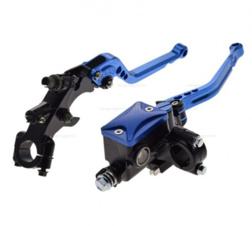 Fékmunkahenger jobb oldali + állítható fékkar / kuplung kar kék