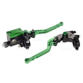   Fékmunkahenger jobb oldali + állítható fékkar / kuplung kar zöld