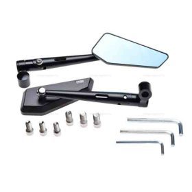 Tükör szett fekete CNC