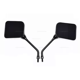 Tükör szett fekete szögletes 8mm