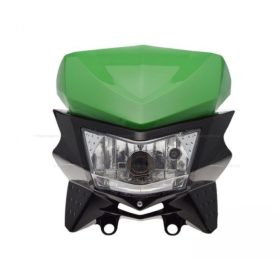 Lámpa első + idom zöld