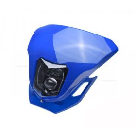 Lámpa első LED-es + idom kék