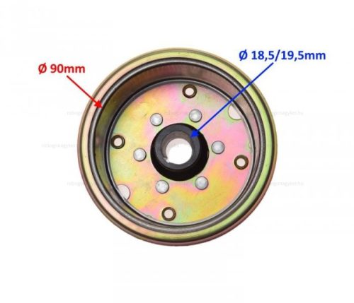 Gyújtás alaplap forgórész 4T GY6 125ccm 152QMI-E4 tip II.