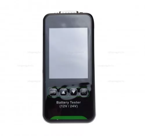 Akkumulátor tesztelő 12V-24V LCD 3.2"