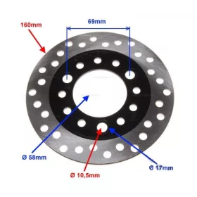 Féktárcsa 160mm