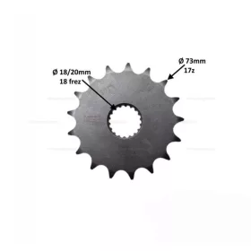 Lánckerék első 428 17 fogas Suzuki GN125