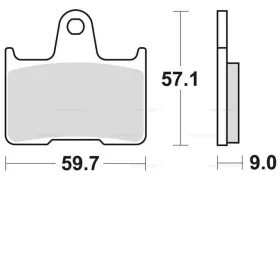 Fékbetét HONDA CB 1300 RMS 3113