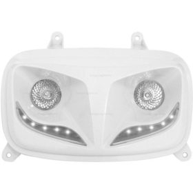   Lámpa + LED MBK BOOSTER 2004-2017 / YAMAHA BWS 2004-2017 fehér