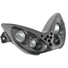Lámpa Yamaha Aerox / MBK Nitro fekete tip II