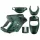 Idomszett sötét zöld MBK 50 BOOSTER 1999-2003 / YAMAHA 50 BWS 1999-2003 