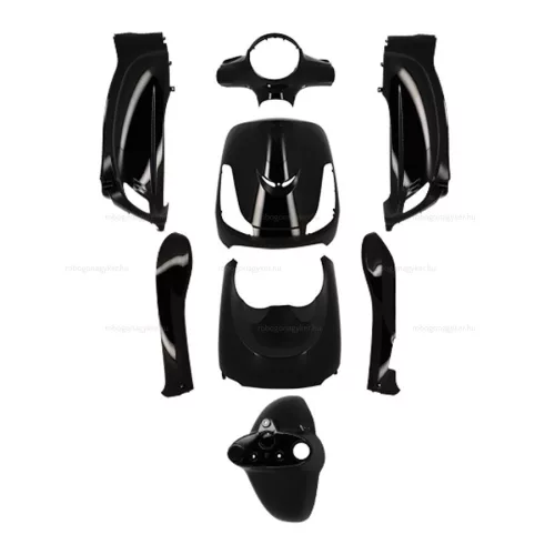 Idomszett fekete SYM FIDDLE2  50  4T 2011-21/ 125cc 2010-2014