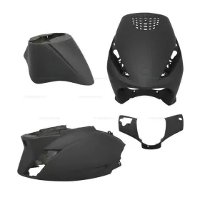 Idomszett matt fekete PIAGGIO ZIP 50 2T / 4T