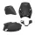 Idomszett matt fekete PIAGGIO ZIP 50 2T / 4T