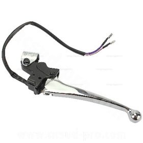 Fékkonzol komplett bal oldali - króm karral