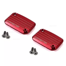 Féktartály fedél szett CNC piros YAMAHA AEROX / MBK NITRO