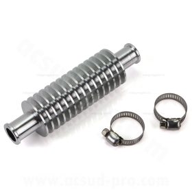 Csőhűtő ezüst színben