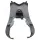 Taposó idom fekete MBK 50 OVETTO 1997-2007 / YAMAHA 50 NEOS 1997-2007