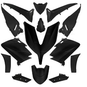 Idomszett YAMAHA TMAX 530 2015- 2016 matt fekete