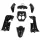 Idomszett MBK OVETTO 2011-2014 / YAMAHA NEOS 2011-2014 2T fekete