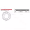 Féktárcsa SUZUKI BURGMAN 250CC 2003-2006 / 400-650CC 2004-2024  Ø260mm BRENTA