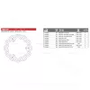 Féktárcsa YAMAHA XMAX 125 / 300CC 2018-2022  Ø245mm BRENTA