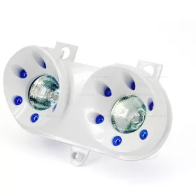 Lámpa első YAMAHA BWS / MBK BOOSTER fehér/kék