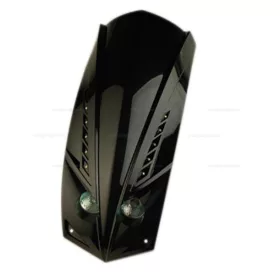 Első idom + lámpa (2X20W+LED) PEUGEOT LUDIX fekete