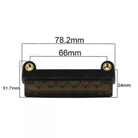 Lámpa hátsó LED-es BETA RR / TZR füstös