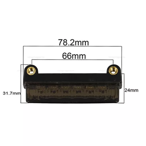 Lámpa hátsó LED-es BETA RR / TZR füstös