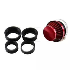 Légszűrő sport 42mm-54mm piros