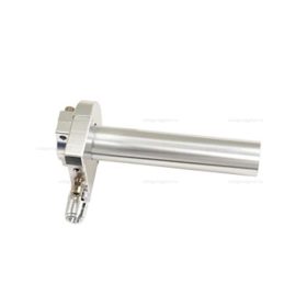 Gázkar + gázház ALU CNC ezüst