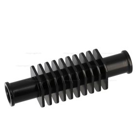 Csőhűtő fekete színben