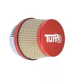 Levegőszűrő sport 28/35mm rácsos piros