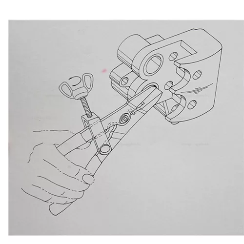 Féknyereg dugattyú kiszerelő szerszám (17.3 - 33.8mm)
