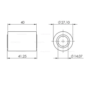   Szilent 14x27x40 YAMAHA DT50 / XLIMIT 03-> / MALAGUTI XTM / XSM