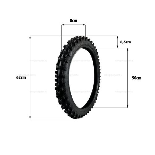 Külső gumi 70/100-19 - elektromos cross motorhoz
